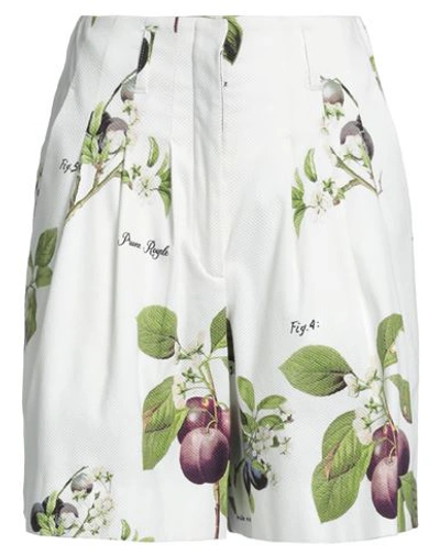 Shop Prune Goldschmidt Woman Shorts & Bermuda Shorts White Size 6 Viscose