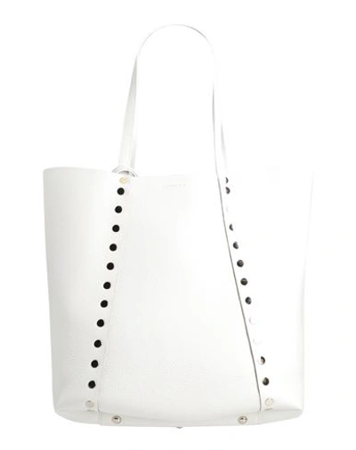 Shop Zanellato Woman Handbag White Size - Soft Leather