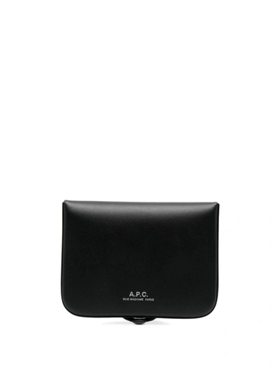 A.p.c. Wallets Black In Black
