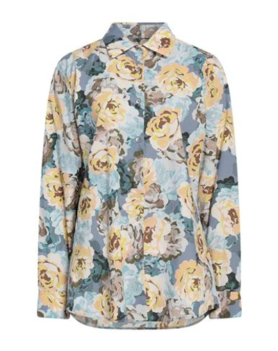 Shop Dries Van Noten Woman Shirt Pastel Blue Size 8 Cotton