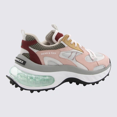 Shop Dsquared2 Sneakers Pink/white/grey