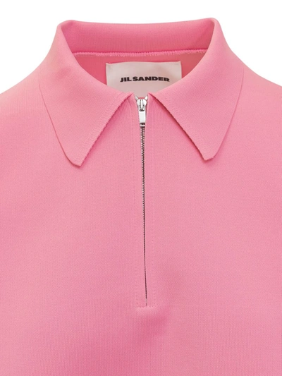 Shop Jil Sander Polo In Pink