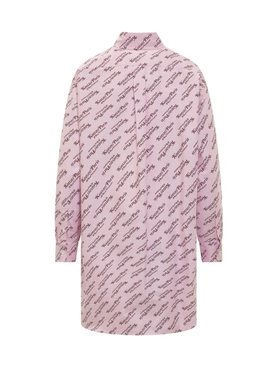 Shop Kenzo Monogram Dress In Pink