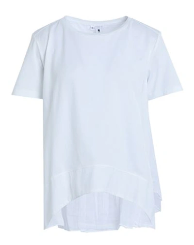 Shop European Culture Woman T-shirt White Size L Cotton