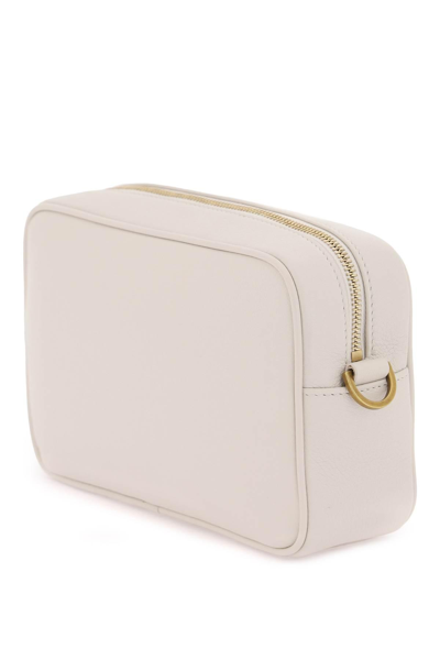 Shop Golden Goose Leather Crossbody Star Bag In White