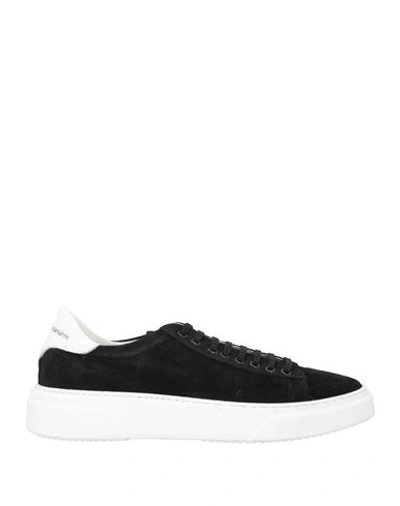 Shop Grey Daniele Alessandrini Man Sneakers Black Size 11 Soft Leather
