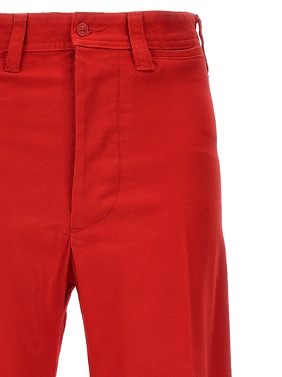 Shop Polo Ralph Lauren Flared Pants Red