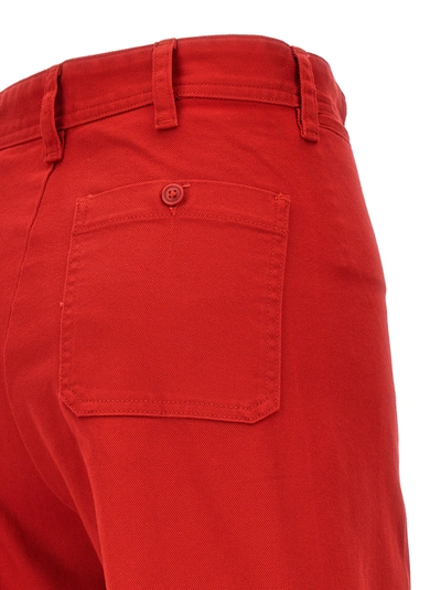 Shop Polo Ralph Lauren Flared Pants Red