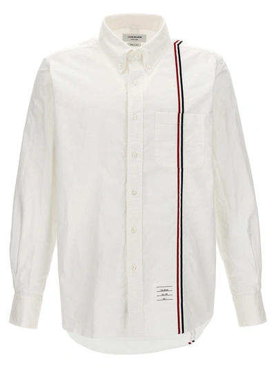 Shop Thom Browne Straight Fit Shirt, Blouse White