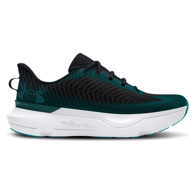 Shop Under Armour Mens  Infinite Pro In Black/circuit Teal/hydro Teal