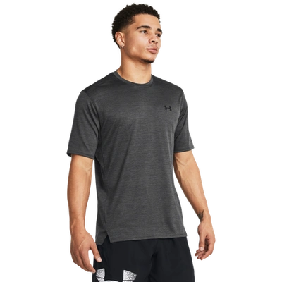 Under Armour Mens  Tech Vent Short Sleeve In Downpour Gray/black