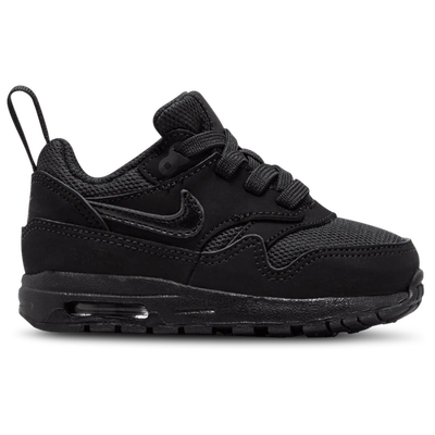 Shop Nike Boys  Air Max 1 Easyon In Black/black/black
