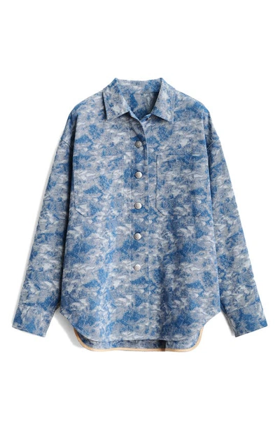 Shop Rag & Bone Lory Denim Shirt Jacket In Dnmjacq