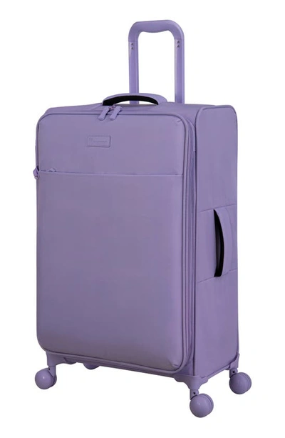 Shop It Luggage Lustrous 27-inch Softside Spinner Luggage In Lavender