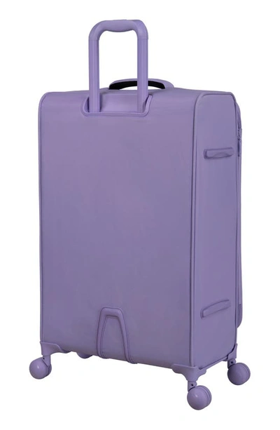 Shop It Luggage Lustrous 27-inch Softside Spinner Luggage In Lavender