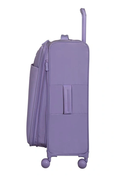 Shop It Luggage Lustrous 31-inch Softside Spinner Luggage In Lavender