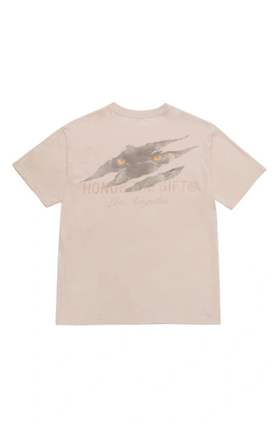 Shop Honor The Gift Cinema Cotton Graphic T-shirt In Cream
