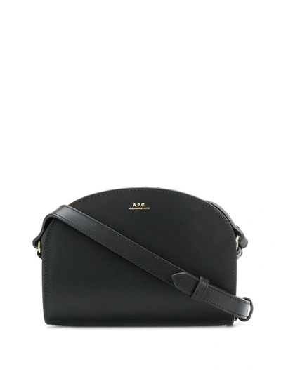 Shop Apc A.p.c. Sac Demi-lune Mini Bags In Black
