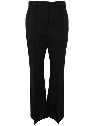 Shop Lanvin Tuxedo Cigarette Trousers Clothing In Black