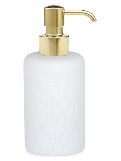 Shop Labrazel Cambric Pump Soap Dispenser In Unplated Brass