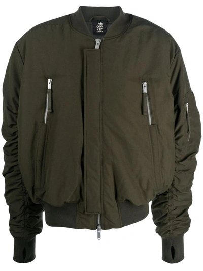 Shop Thom Krom Bomber Jacket Clothing In Green