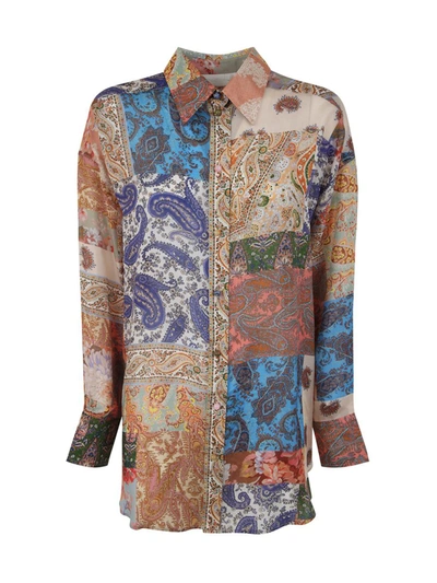 Shop Zimmermann You Must Manstyle Shirt Clothing In Multicolour