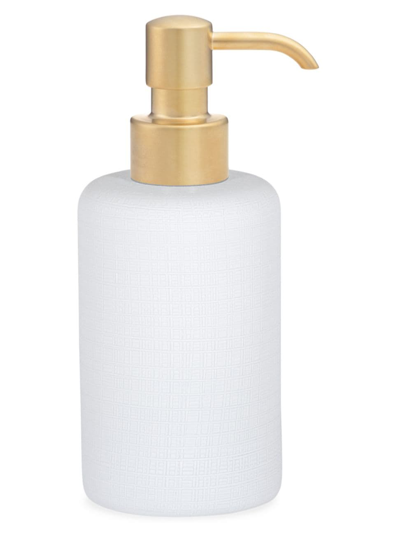 Shop Labrazel Cambric Pump Soap Dispenser In Satin Gold