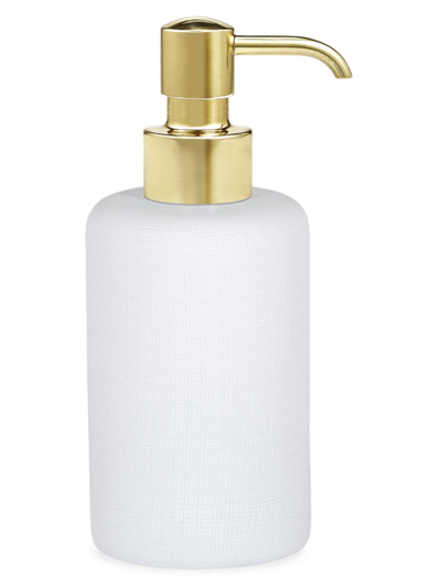 Shop Labrazel Cambric Pump Soap Dispenser In Polished Brass