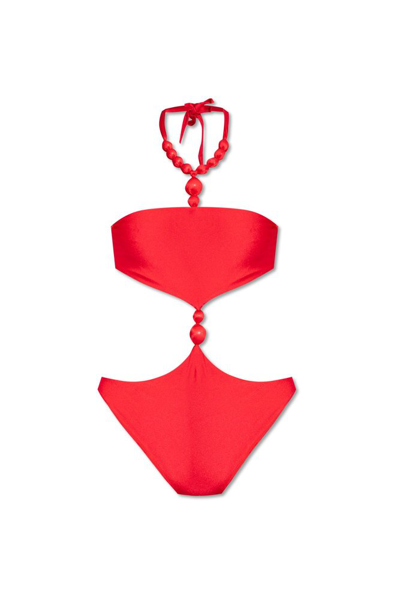 Shop Cult Gaia Caitriona One Piece Swimsuit In Red