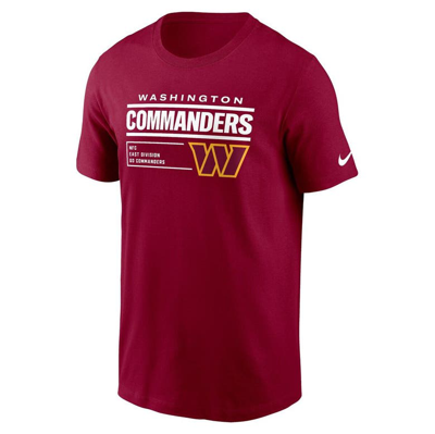 Shop Nike Burgundy Washington Commanders Division Essential T-shirt