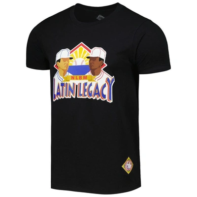 Shop Stitches Black Negro League Baseball Latin Legacy T-shirt
