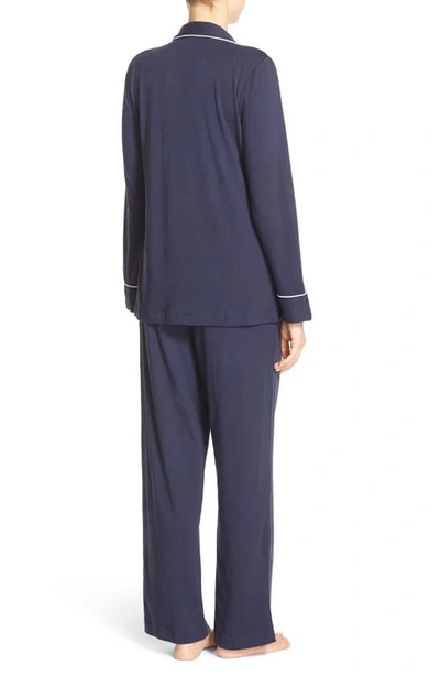 Shop Lauren Ralph Lauren Knit Pajamas In Windsor Navy