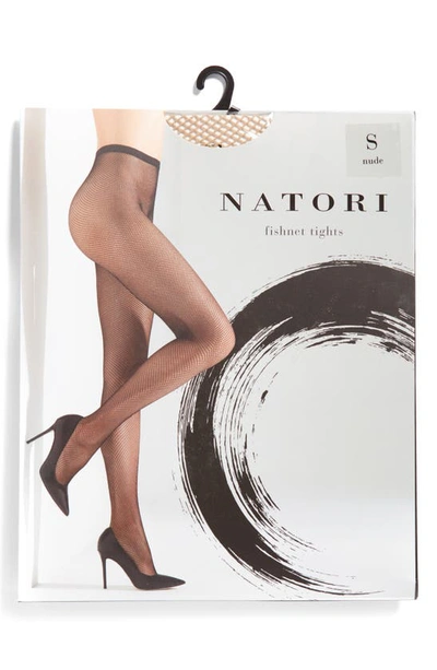 Shop Natori Maxi Fishnet Tights In Black