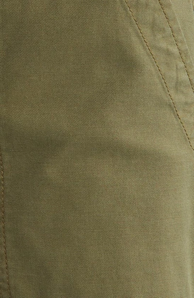 Shop Madewell Griff Superwide Leg Cargo Pants In Desert Olive
