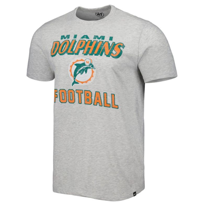 Shop 47 ' Heathered Gray Miami Dolphins Dozer Franklin Lightweight T-shirt