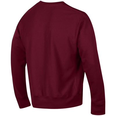 Shop Champion Maroon Mississippi State Bulldogs Arch Reverse Weave Pullover Sweatshirt