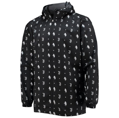 Shop Adidas Originals Adidas Black Juventus Aeroready Full-zip Hoodie Windbreaker Jacket