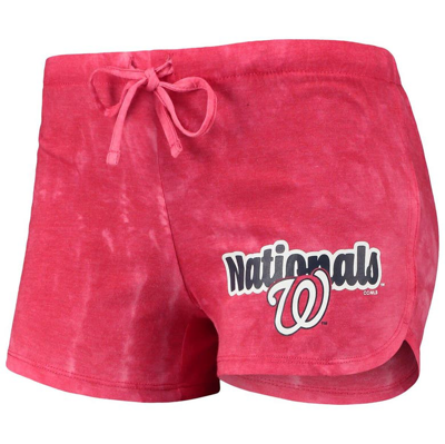 Concepts Sport Women's  Red Washington Nationals Billboard Racerback Tank Top And Shorts Set In Red
