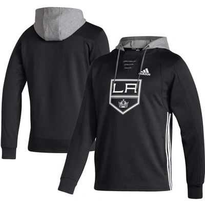 Shop Adidas Originals Adidas Black Los Angeles Kings Skate Lace Aeroready Pullover Hoodie