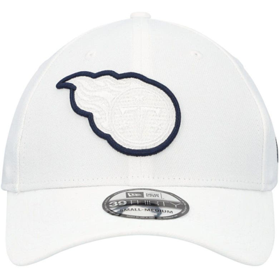 Shop New Era White Tennessee Titans Team White Out 39thirty Flex Hat