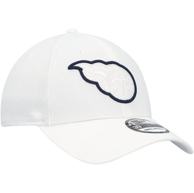 Shop New Era White Tennessee Titans Team White Out 39thirty Flex Hat