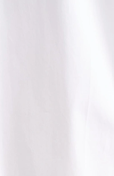 Shop Victoria Beckham Crop Organic Cotton Poplin Button-up Shirt In White