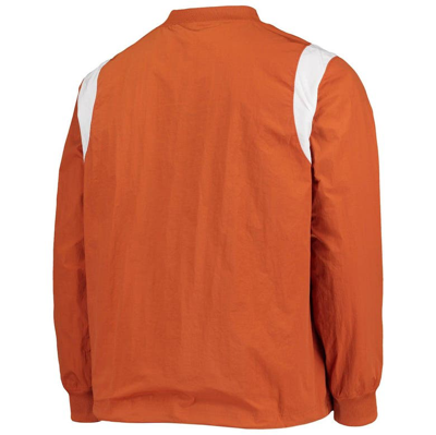 Shop Nike Texas Orange Texas Longhorns Rev Pullover Windbreaker Jacket In Burnt Orange