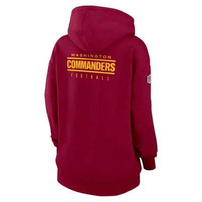 Shop Nike Burgundy Washington Commanders 2023 Sideline Club Fleece Pullover Hoodie