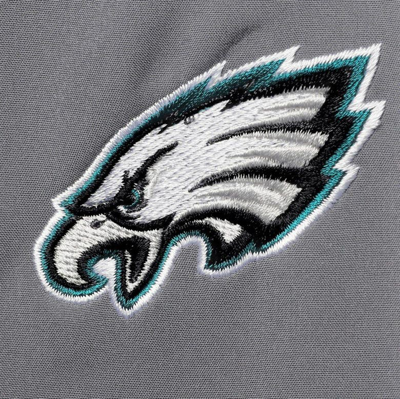 Shop Dunbrooke Charcoal Philadelphia Eagles Big & Tall Sonoma Softshell Full-zip Jacket In Graphite