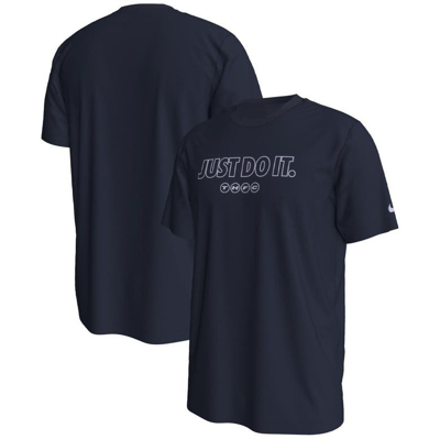 Shop Nike Navy Tottenham Hotspur Just Do It T-shirt
