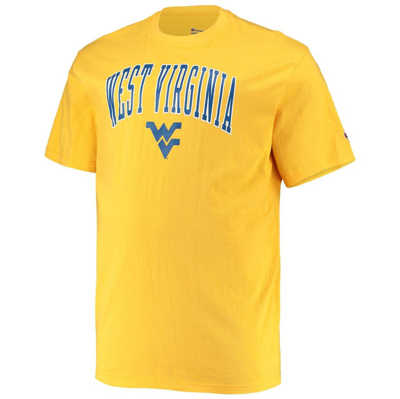 Shop Champion Gold West Virginia Mountaineers Big & Tall Arch Over Wordmark T-shirt