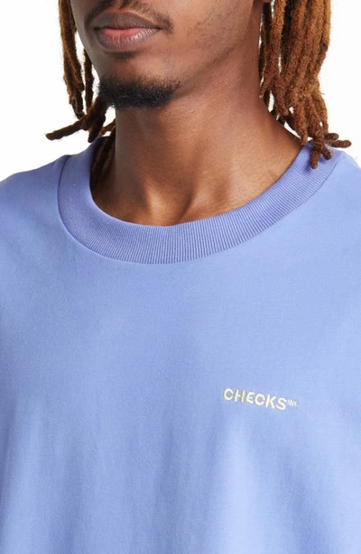 Shop Checks Classic Solid T-shirt In Sky Blue