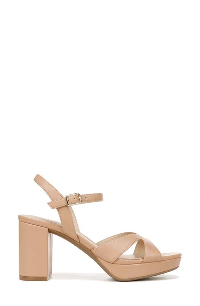 Lifestride Last Dance Womens Ankle Strap Open Toe Heels In Siena