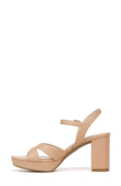 Lifestride Last Dance Womens Ankle Strap Open Toe Heels In Siena